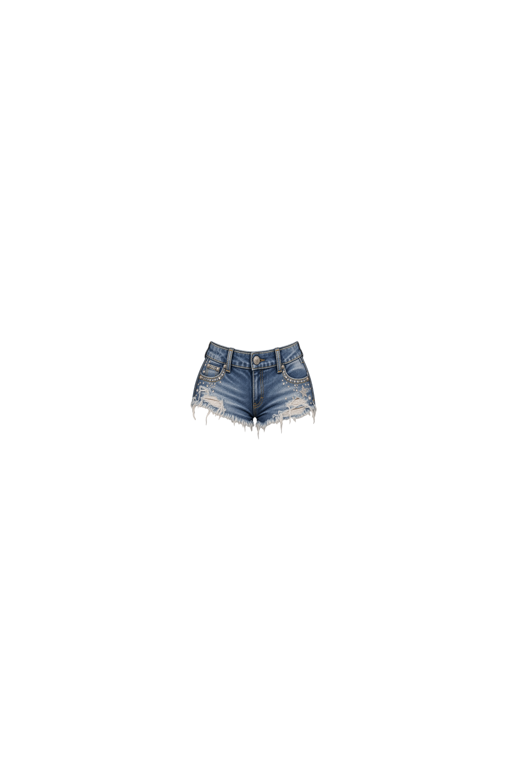 Denim shorts