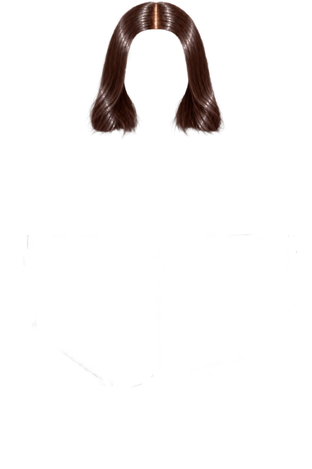 Short wavy hair