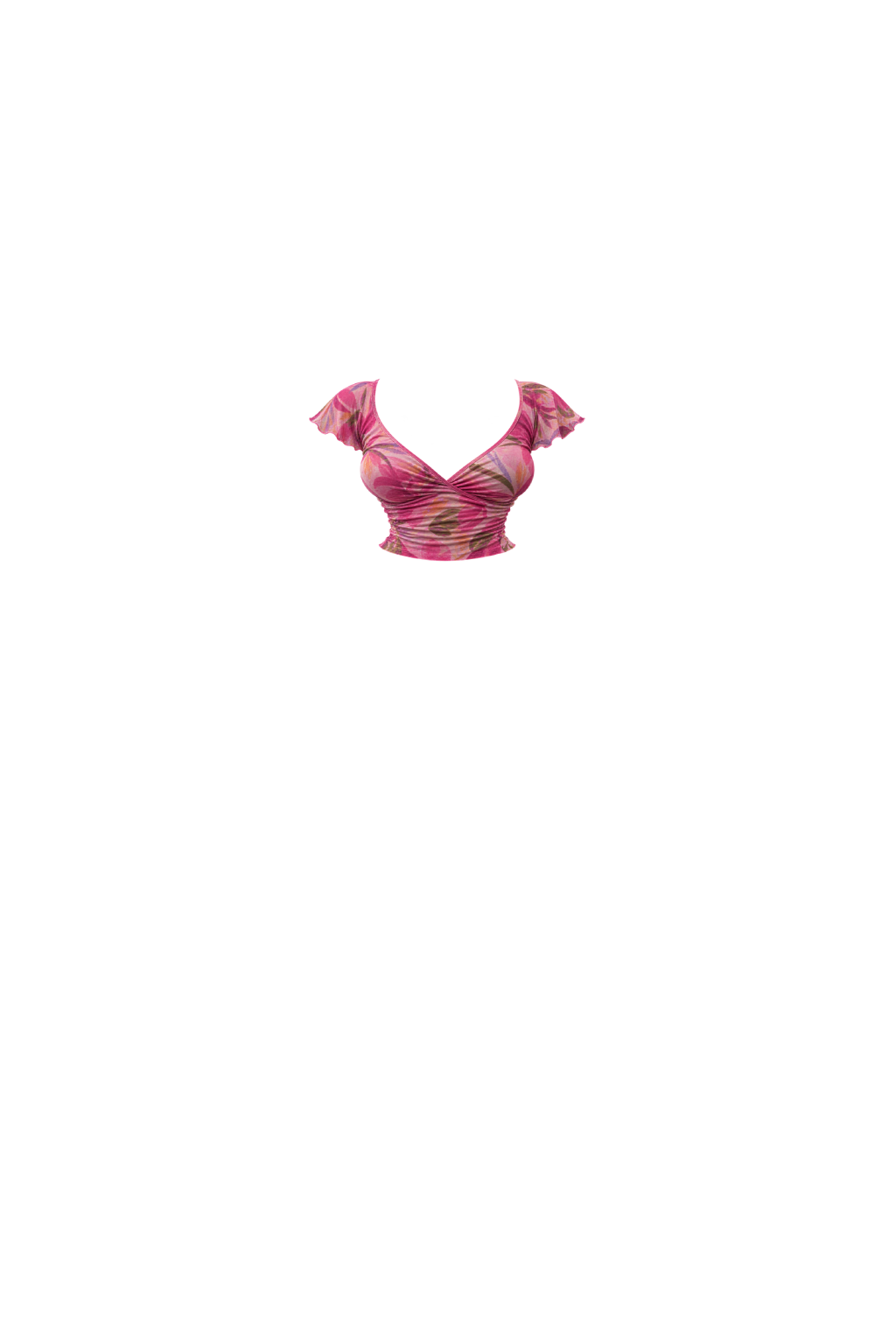 Pink floral top